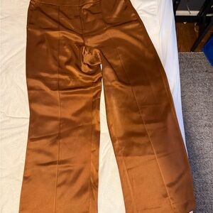 Ann Taylor Copper Wide Leg Pants